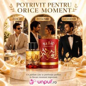 Parfum Arăbesc Thara Al Oud Supreme Intense Ard Al Zaafaran 100 ml, Apă de Parfum Unisex Damă și Bărbat, Aromă Oriental Oud Lemnoasă Inspirată de Tuscan Leather - Img 8