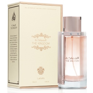 Parfum Arăbesc The Kingdom Women Lattafa 100 ml, Apă de Parfum Damă, Aromă Oriental Vanilată cu Bujor, Coacăză Neagră, Pară, Iasomie, Pralină, Tonka, Ambră, Santal, Mosc și Vanilie - Img 11