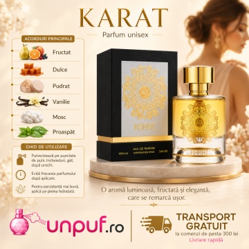 Parfum Arăbesc Unisex Karat Maison Alhambra 100 ml, Apă de Parfum, Inspirat de Kirke Tiziana Terenzi, Aromă Chypre Fructată cu Maracuia, Pară, Piersică, Zmeură, Coacăză Neagră, Lăcrămioară, Heliotrop, Lemn de Santal, Mosc, Paciuli și Vanilie - Img 9