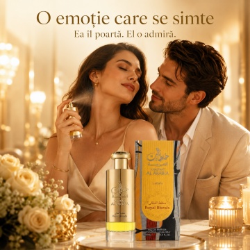 Parfum Arăbesc Unisex Khaltaat Al Arabia Royal Blends Lattafa 100 ml, Apă de Parfum, Inspirat de Pulp Byredo, Aromă Fructată și Condimentată cu Măr, Fructe, Cuișoare, Nucșoară, Ambră, Mosc și Note Lemnoase - Img 5