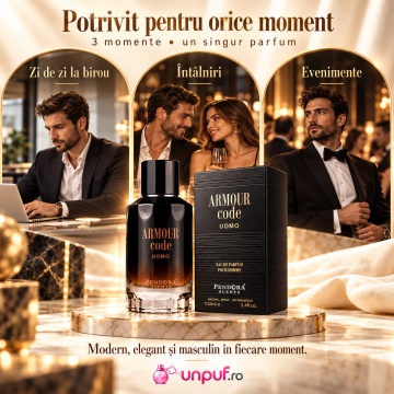 Parfum Armour Code Uomo Pendora Scents 100 ml, Apa De Parfum, Barbati - Img 6