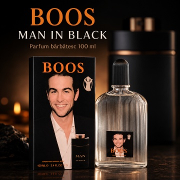 Parfum Boos Man in Black, Apă de Parfum Bărbat, 100 ml, Inspirat din Bvlgari Man In Black Bvlgari
