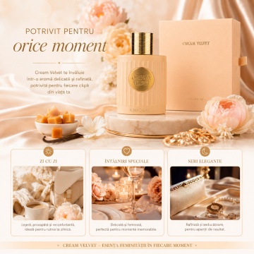 Parfum Cream Velvet Extrait de Parfum 100ml, tip arăbesc, Damă - Img 6