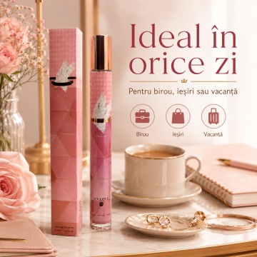 Parfum Damă Royal Sweety 35 ml V.V. Love, Apă de Toaletă, Inspirat de Olympéa Intense Rabanne, Aromă Dulce Ambrată cu Vanilie Sărată, Note Marine, Floare de Portocal, Piper Alb și Chihlimbar - Img 5