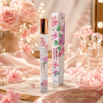 Parfum Damă Soso Flower 35 ml V.V. Love, Inspirat de Coco Mademoiselle Parfum Chanel, Aromă Floral Citrică cu Bergamotă, Portocală, Grapefruit, Trandafir, Lici, Iasomie, Vanilie, Mosc, Paciuli și Vetiver - Img 4