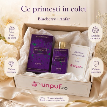 Parfum Dubai Chocolate - Blueberry Forest Extrait de Parfum 80ml, tip arăbesc, Unisex, Damă, Bărbat - Img 4