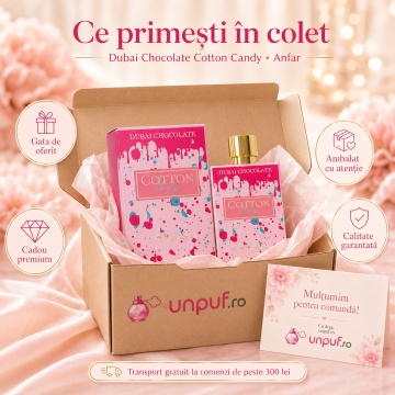 Parfum Dubai Chocolate - Cotton Candy Extrait de Parfum 80ml, tip arăbesc, Damă - Img 4