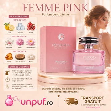 Parfum Femme Pink Pendora Scents 100 ml, Apa De Parfum, Femei - Img 9