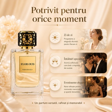 Parfum Flor Oud Eau de Parfum 100ml, tip arăbesc, Unisex, Damă, Bărbat - Img 6
