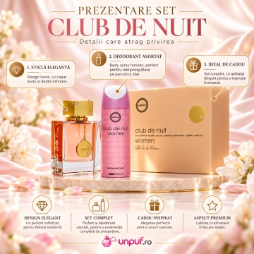 Parfum Gift Set Armaf Club De Nuit Woman 105 ml, parfum arăbesc, edp, Damă - Img 3