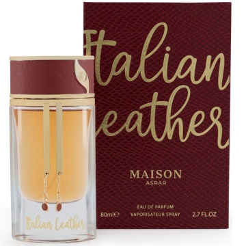 Parfum Italian Leather Maison Asrar 80 ml, Apa De Parfum, Barbati