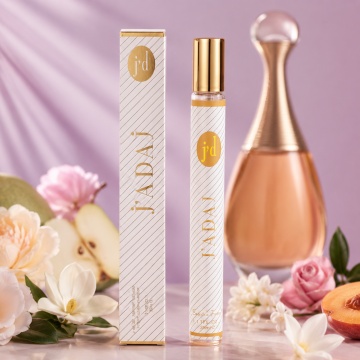 Parfum J'Adai 35 ml, Apă de Parfum Damă, Aromă Floral Fructată Elegantă, Format Compact, Note de Pară, Pepene, Magnolie, Piersică, Mandarină, Bergamotă, Iasomie, Trandafir, Vanilie, Mosc și Cedru