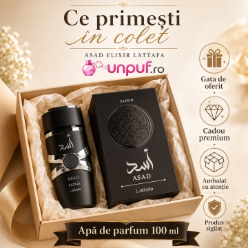 Parfum Lattafa Asad Elixir, Eau de Parfum Bărbați, 100 ml, parfum oriental intens - Img 6
