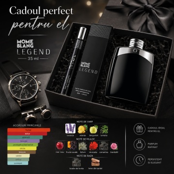 Parfum Mome Blang Ledeng 35 ml, Apă de Parfum Bărbat, Aromă Masculină Intensă, Aromatic Fructată și Lemnoasă, Format Compact, Note de Lavandă, Ananas, Bergamotă, Măr Roșu, Tonka și Lemn de Santal - Img 5