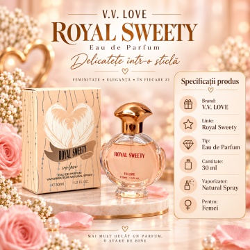 Parfum pentru femei V.V. LOVE Royal Sweety, 30 ml - Img 5