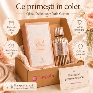 Parfum Qissa Delicious Paris Corner 100 ml, Apa De Parfum, Femei - Img 4