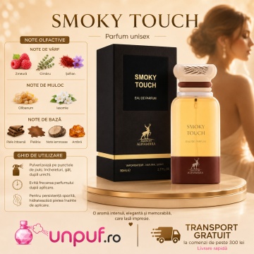 Parfum Smoky Touch Maison Alhambra 80 ml, Apa De Parfum, Unisex - Img 3