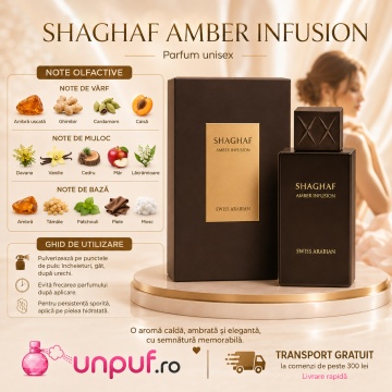 Parfum Swiss Arabian Shaghaf Amber Infusion 75 ml - Img 9
