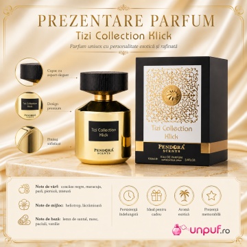 Parfum Tizi Collection Klick Pendora Scents 100 ml, Apa De Parfum, Femei - Img 3