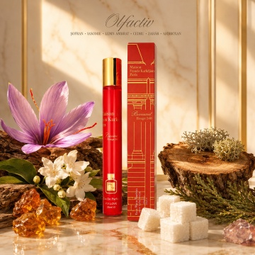 Parfum Unisex Baccarat Rouge 540 35 ml, Apă de Parfum, Inspirat de Baccarat Rouge 540 Maison Francis Kurkdjian, Aromă Lemnoasă Ambrată cu Șofran, Iasomie, Lemn Ambrat, Cedru, Zahăr, Ambroxan și Lichen - Img 5