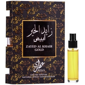 Parfum Zayed Al Khair Gold Eau de Parfum 2ml, tip arăbesc, Bărbat