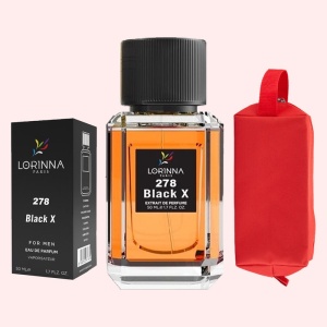 Set Apă de Parfum Lorinna Paris Parfum Black X, 50 ml, de Bărbat si Gentuță Parfumuri