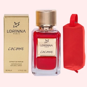 Set Extract de Parfum Lorinna Paris Parfum Cocaine, 50 ml, Unisex Damă Bărbat si Gentuță Parfumuri