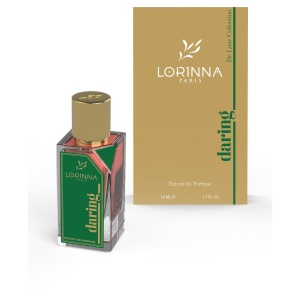 Set Extract de Parfum Lorinna Paris Parfum, De Luxe Collection, Daring, 50 ml, Unisex Damă Bărbat si Gentuță Parfumuri - Img 6