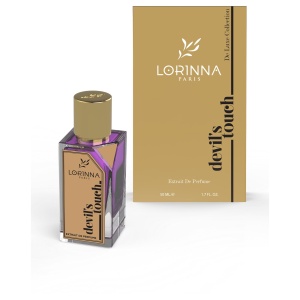Set Extract de Parfum Lorinna Paris Parfum, De Luxe Collection, Devil`s Touch, 50 ml, Unisex Damă Bărbat si Gentuță Parfumuri - Img 6