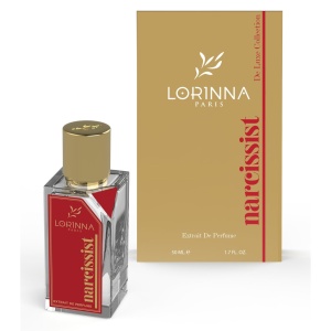 Set Extract de Parfum Lorinna Paris Parfum, De Luxe Collection, Narcissist, 50 ml, Unisex Damă Bărbat si Gentuță Parfumuri - Img 6