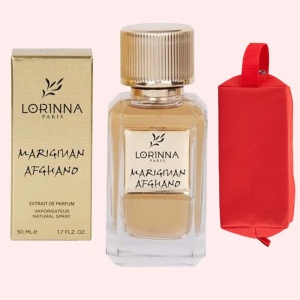 Set Extract de Parfum Lorinna Paris Parfum Marigiuan Afghano Unisex Damă Bărbat, 50 ml si Gentuță Parfumuri