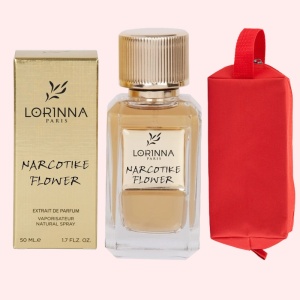 Set Extract de Parfum Lorinna Paris Parfum Narcotike Flower, 50 ml, pentru femei si Gentuță Parfumuri