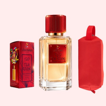 Set Extract de Parfum Lorinna Paris Parfum Tilia Rouge, Femei Barbati Unisex,75 ml, Gentuta Parfumuri