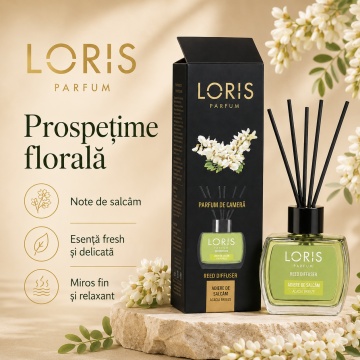 Set parfum odorizat de camera cu betisoare parfumate – Aromă Adiere de Salcam, 120 ml - Img 2
