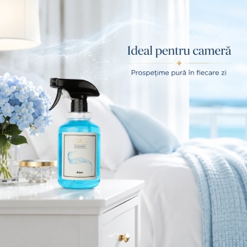Spray Odorizant Loris Pafum Aqua, 500 ml, pentru Cameră, Hol, Baie și Auto, Aromă Fresh Acvatică - Img 2