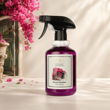 Spray Odorizant Loris Pafum Secret Garden, 500 ml, pentru Cameră, Hol, Baie și Auto, Aromă Florală de Grădină