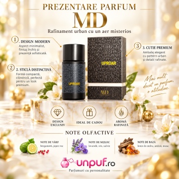 Uproar Amd Perfumes,extract de parfum unisex inspirat de Kilian Angels’ Share, 30 ml - Img 5