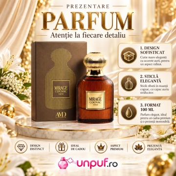 AMD Perfumes Mirage Cognac – Parfum EDP 100 ml, unisex - Img 3