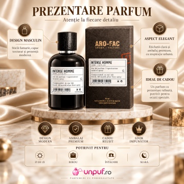 ARO-FAC Aroma Factory Intense homme – Parfum EDP 100 ml, bărbați - Img 3
