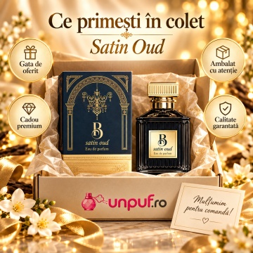 Fragrance World B Satin Oud – Parfum EDP 100 ml, unisex - Img 4