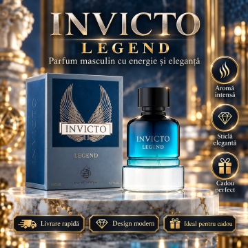 Fragrance World Invicto Legend – Parfum EDP 100 ml, bărbați - Img 5