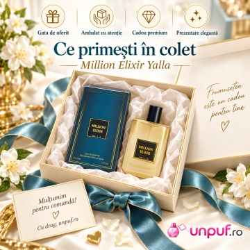 Million Elixir, Yalla parfum barbatesc inspirat de 1 Million Elixir Paco Rabanne,EDP, 50 ml - Img 4