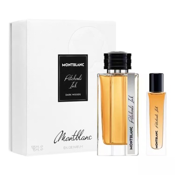 Mont Blanc Set cadou Montblanc Collection Patchouli Ink – Apă de parfum 125 ml + 15 ml, bărbați