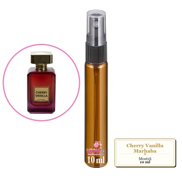 Mostra fiola din Cherry Vanilla Marhaba, decant sticla cu pulverizator - Img 4
