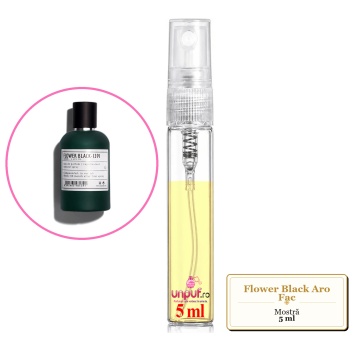 Mostra fiola din Flower Black Aro Fac, decant sticla cu pulverizator - Img 3