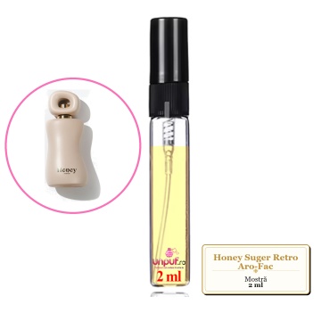 Mostra fiola din Honey Suger Retro Aro-Fac, decant sticla cu pulverizator