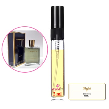 Mostra fiola din Night, decant sticla cu pulverizator