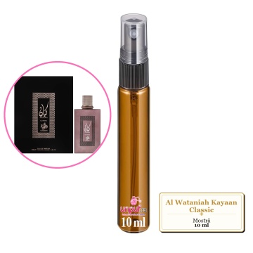 Mostra fiola din Parfumul Al Wataniah Kayaan Classic, decant sticla cu pulverizator - Img 4