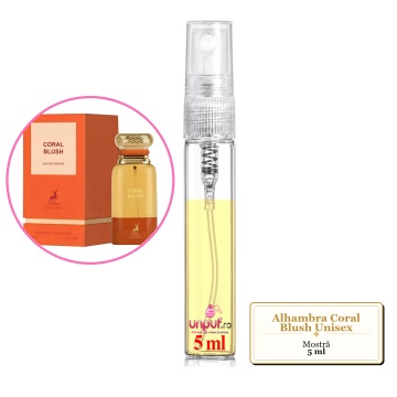 Mostra fiola din Parfumul Alhambra Coral Blush Unisex, decant sticla cu pulverizator - Img 4