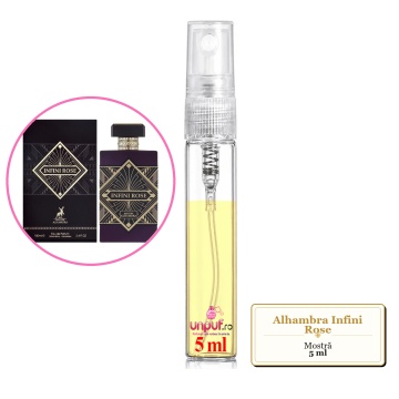 Mostra fiola din Parfumul Alhambra Infini Rose, decant sticla cu pulverizator - Img 4
